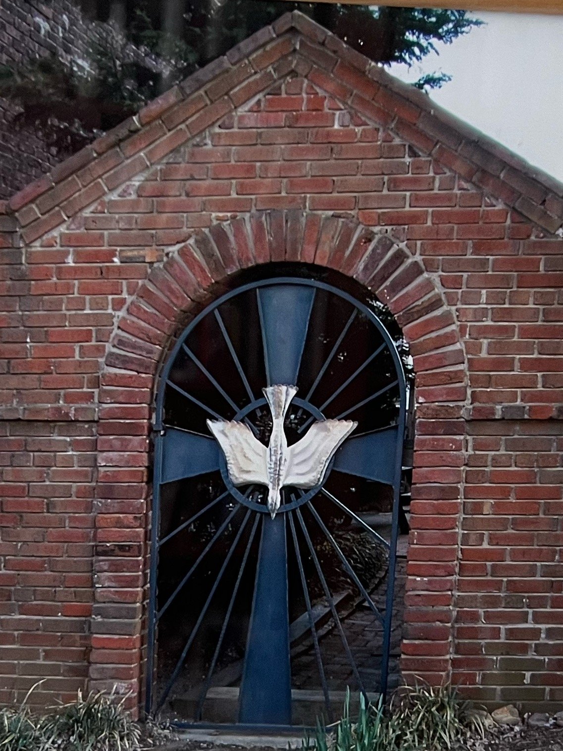 The Dove Gate at New Community Church in Washington,DC - A Symbol of Peace and the Holy Spirit